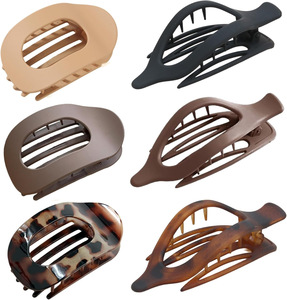 Pince à cheveux en écaille de tortue pour queue de cheval, chignon, usage quotidien et professionnel - Product Image 6