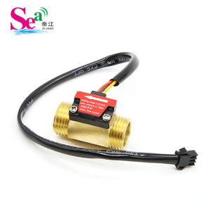 Capteur de débit d'eau électrique en cuivre Dijiang B1, effet Hall, G1/2, compteur d'eau, lecteur de carte, turbine, pièces de chauffe-eau - Product Image 6