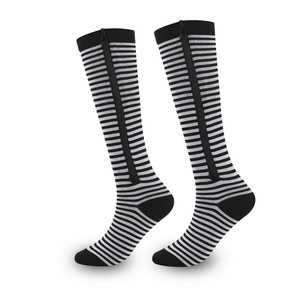 Trending <strong>Zipper</strong> <strong>Compression</strong> Socks Knee High <strong>Compression</strong> <strong>Stockings</strong> 15-20 Mmhg for Cycling Outdoor Sports - Product Image 6