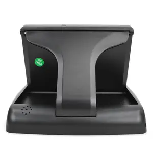 Monitor dobrável com tela IPS colorida de 4,3 polegadas, monitor de câmera reversa de câmera de visão traseira para carro, entrada AV de 2 canais