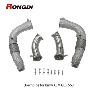 Tubo de Escape de Acero Inoxidable 304 con Protección Térmica para BMW X5M G05 S68 4.4T 2025, Piezas de Escape para Automóviles - Product Image 1
