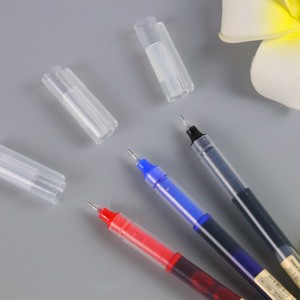 Stylo Roller Liquide Direct à Pointe Aiguille 0,5 mm Séchage Rapide Corps en Plastique avec Bouchon Utilisation Étudiant et Bureau - Product Image 3