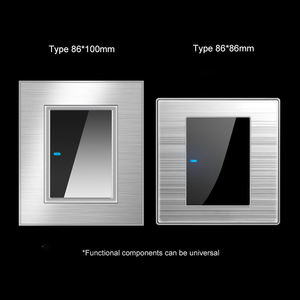 TEP A9 Series Home Powerpoint Waterproof Feature Max. Interrupteur mural en acier inoxydable brossé 220V double pôle Royaume-Uni 2 gang 16A - Product Image 2