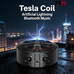 IBN Creative Science Experiment - Bobina Táctil <span class=keywords><strong>de</strong></span> Descarga <span class=keywords><strong>El</strong></span>éctrica Magnética Artificial con Bluetooth y Música, Regalo Transfronterizo Tesla - Product Image 1