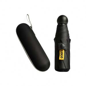 Custom Manual <b>Folding</b> 5 Fold Mini Umbrella Uv protection Parasol Umbrellas - Product Image 1