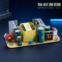 Alimentation à découpage à cadre ouvert personnalisée 15V 3A 45W SMPS AC DC avec carte PCBA pour amplificateur audio, pilote LED, IoT industriel CE