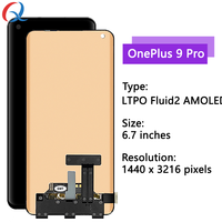 Écran LCD pour OnePlus 9 Pro, ensemble numériseur de téléphone portable, pièces de rechange