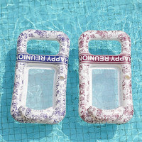 Fauteuil flottant gonflable haut de gamme en PVC pour adultes et enfants, idéal pour les fêtes aquatiques, avec filet, pour hommes et femmes