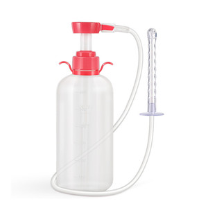 Home <strong>Use</strong> Vagina Cleaning Hygiene Irrigation Unisex Vaginal Anal <strong>Douche</strong> Bottle <strong>Enema</strong> Bulb Kit - Product Image 1