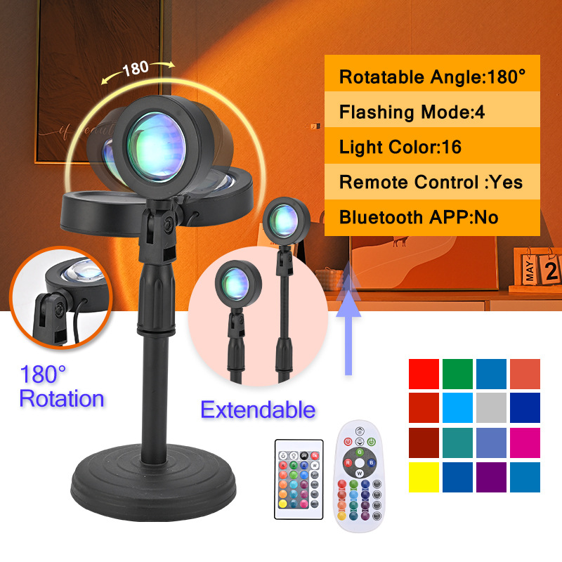Hongdak Circular Atmosphere RGB Selfie Light for Video Remote-controlled Live Broadcast Supplementary Camera Light