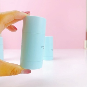 Round Twist up Salve <b>Plastic</b> Deodorant <b>Tube</b> 15ml 30ml 50ml 75g Matte Blue Color Empty <b>Plastic</b> Deodorant Stick Container - Product Image 4