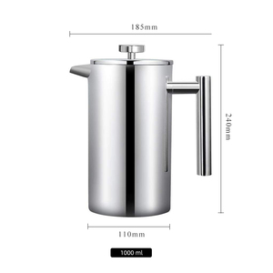 Chất lượng cao đôi tường pháp Báo Chí Thép không gỉ thiết kế hiện đại cho nhà cà phê và trà thả Trà Công cụ - Product Image 5