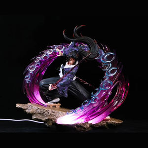 OEM 15 pouces GK Kokushibo avec lumière, jouets en résine PVC, Tsugikuni Yoriichi Kimetsu No <span class=keywords><strong>Yaiba</strong></span> Figure Demon Slayer Figure - Product Image 4
