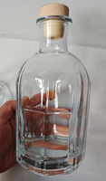 Diffuseur de parfum d'ambiance pour la maison, flacon en verre vide de 250 ml, 500 ml, 1000 ml, 8 oz, avec bouchon et emballage