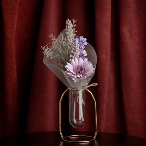 CallaFloral Ramo de Flores Artificiales Pequeño, Color Lavanda Morado, Decoración para Bodas y Hogar, Adorno para Colgar en la Pared CF01097 - Product Image 1