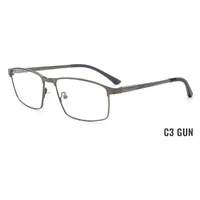 2025 prix usine hommes montures optiques classique métal clair lentille lunettes avec style coloré en gros pas cher montures de verre pour les yeux