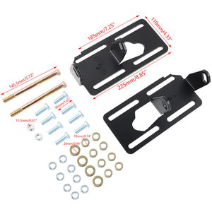 ขายึดเครื่องยนต์แบบปรับได้สำหรับ LS1 Swap 88-98 LS2 LS6 LSX LQ4 อลูมิเนียมอัลลอยสีดำ พร้อมอุปกรณ์ประกอบ - Product Image 1