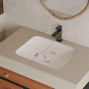 Mobile <span class=keywords><strong>Bagno</strong></span> Moderno Freestanding con Lavabo in Ceramica e Top in Pietra Sinterizzata - Product Image 5