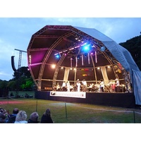 Scène de concert extérieure en aluminium Dragonstage 6082-T6 avec structure en treillis, assemblage rapide, tailles personnalisées, en promotion