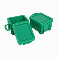 Boîte de rangement de bureau PP mini personnalisable, organiseur portable pour pilules, notes autocollantes, papeterie, petits objets divers, conteneur de bureau