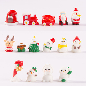 ตุ๊กตาหิมะขนาดเล็ก Dp Craft ทำจากเรซิ่น ของตกแต่งคริสต์มาสสำหรับตกแต่งภายใน - Product Image 2