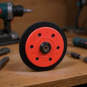 Support de disques à poncer Ttake Ab9080 avec velcro, 6+1 trous, fixation pour outils électriques - Product Image 3