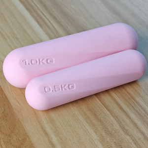Haltères personnalisés avec logo, barres de poids antidérapantes en silicone, ensemble d'haltères pour femmes pour la <span class=keywords><strong>marche</strong></span>, le yoga, la danse, la barre, le pilates, le cardio, l'aérobic - Product Image 1