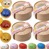 Jouet anti-stress en forme de boulette, simulation réaliste, mignon et amusant, doux, non collant, excellent pour soulager l'ennui – Vente flash