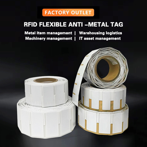 Personalizzato Impinj M750 chip RFID flessibile Anti metaltag per la gestione degli oggetti in metallo - Product Image 3