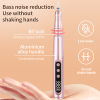 Leistungsstarker 35000RPM Kegel-Mini-Display Elektrischer Nagelbohrer US Neuerscheinung Professionelle Salon-Maniküre E-Feile aus Langlebigem Kunststoff