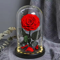 Roses éternelles séchées pour cadeaux d'anniversaire et de mariage - Livraison rapide pour femmes, grand-mères, mères, épouses