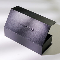 Boîte cadeau mate trois-en-un écologique haut de gamme, emballage de bougie parfumée personnalisée, feuille d'or noire en relief