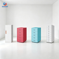 Armoire de classement en acier pour bureau, organisateur de documents avec poignée pour mobilier de bureau d'entreprise