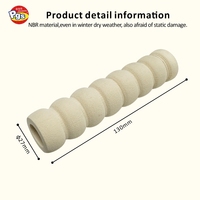 Prodigy DH001 Cache-poignée de porte de sécurité blanc pour enfant, en plastique, installation rapide, protection pour armoire et placard bébé