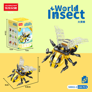 Creative Cartoon Insect DIY <strong>Building</strong> <strong>Block</strong> Set Educational Plastic Model <strong>Toy</strong> for Kids 2 to 7 Years <strong>Construction</strong> <strong>Toy</strong> - Product Image 3