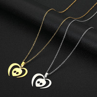 Bonne Qualité Tokio Hotel Alien Pendentif Alien Logo Bijoux Collier En Acier Inoxydable