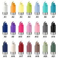 Bouteille d'eau pour animaux de compagnie en acier inoxydable à double paroi de 32 oz avec logo personnalisé, bol amovible pour nourriture et eau, et couvercle à paille rabattable