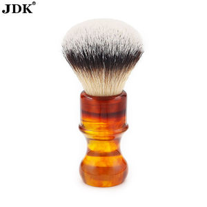<span class=keywords><strong>Muhle</strong></span> Resina Mango Barbero Limpieza Cuello Polvo Cepillo de afeitar Barba Afeitado Cepillo de pelo sintético - Product Image 2