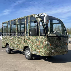 Vehículo Eléctrico Cerrado Impermeable para 11 Pasajeros, para Transporte en Bosques, Defensa Nacional y Educación - Product Image 1