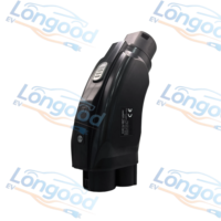 Adaptador Longood CCS1 a GB/T EV DC de 300A y 300KW, Convertidor de Carga Rápida para Vehículos Eléctricos Chinos