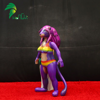 Jouet gonflable personnalisé Hongyi, Fille Léopard Gonflable, Jouet de Dessin Animé Gonflable