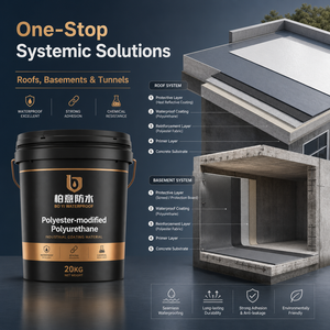 <span class=keywords><strong>Peinture</strong></span> d'étanchéité professionnelle chinoise de type exposé, écologique, en polyester modifié et polyuréthane, résistante aux UV pour carrelage mural - Product Image 3