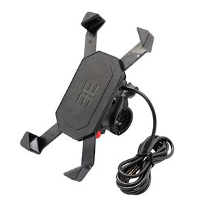 Support de téléphone portable pour moto, avec chargeur USB rapide, sans fil, pour moteur, 2020 - Product Image 1