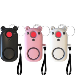 Alarme personnelle portable porte-clés 130 dB Sirène de défense personnelle pour femmes et étudiantes Noir - Product Image 3