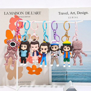 Nuevo Llavero de Stranger Things 2026: Figura de Acción de <span class=keywords><strong>Demogorgon</strong></span>, Eleven y Dustin, Colgante, Regalo - Product Image 2