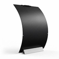 Panneau solaire flexible ETFE 180W, chargeur solaire pour chariots de golf, véhicules agricoles et systèmes d'alimentation pour toits courbes