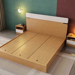 Cabecera de Melamina MDF, Juego de Cama Moderno para el Hogar, Muebles de Madera para Dormitorio de Apartamento - Product Image 1