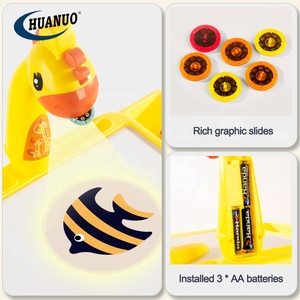 Mesa de estudio para niños, juguetes de dibujo, tablero de escritura con silla, conjunto de proyector de dibujo - Product Image 3