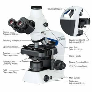 Microscope binoculaire Olympus Cx23 avec éclairage LED, usage médical, niveau 1, microscope professionnel - Product Image 1