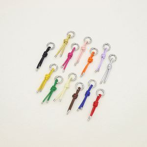 New Ins-Style Bag Keychain <b>Pendant</b> Creative Handmade Woven Spherical Design Fresh Shoe Accessory - Product Image 3